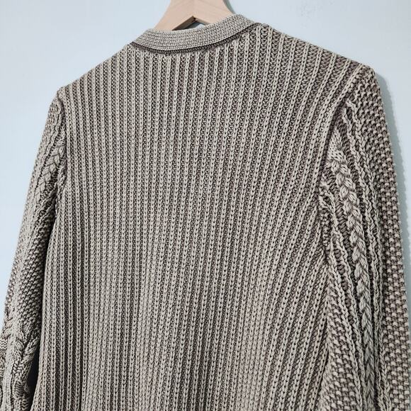 NEW Coldwater Creek Vintage Wash Mixed Pattern Knit Cardigan Sweater, S - Picture 7 of 10